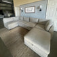 Thomasville Rockford 6-piece Fabric Modular Sectional with 2 Power Footrests