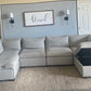 Thomasville Rockford 6-piece Fabric Modular Sectional with 2 Power Footrests