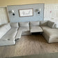 Thomasville Rockford 6-piece Fabric Modular Sectional with 2 Power Footrests