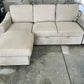 Coddle Aria Fabric Sleeper Sofa with Reversible Chaise and Storage