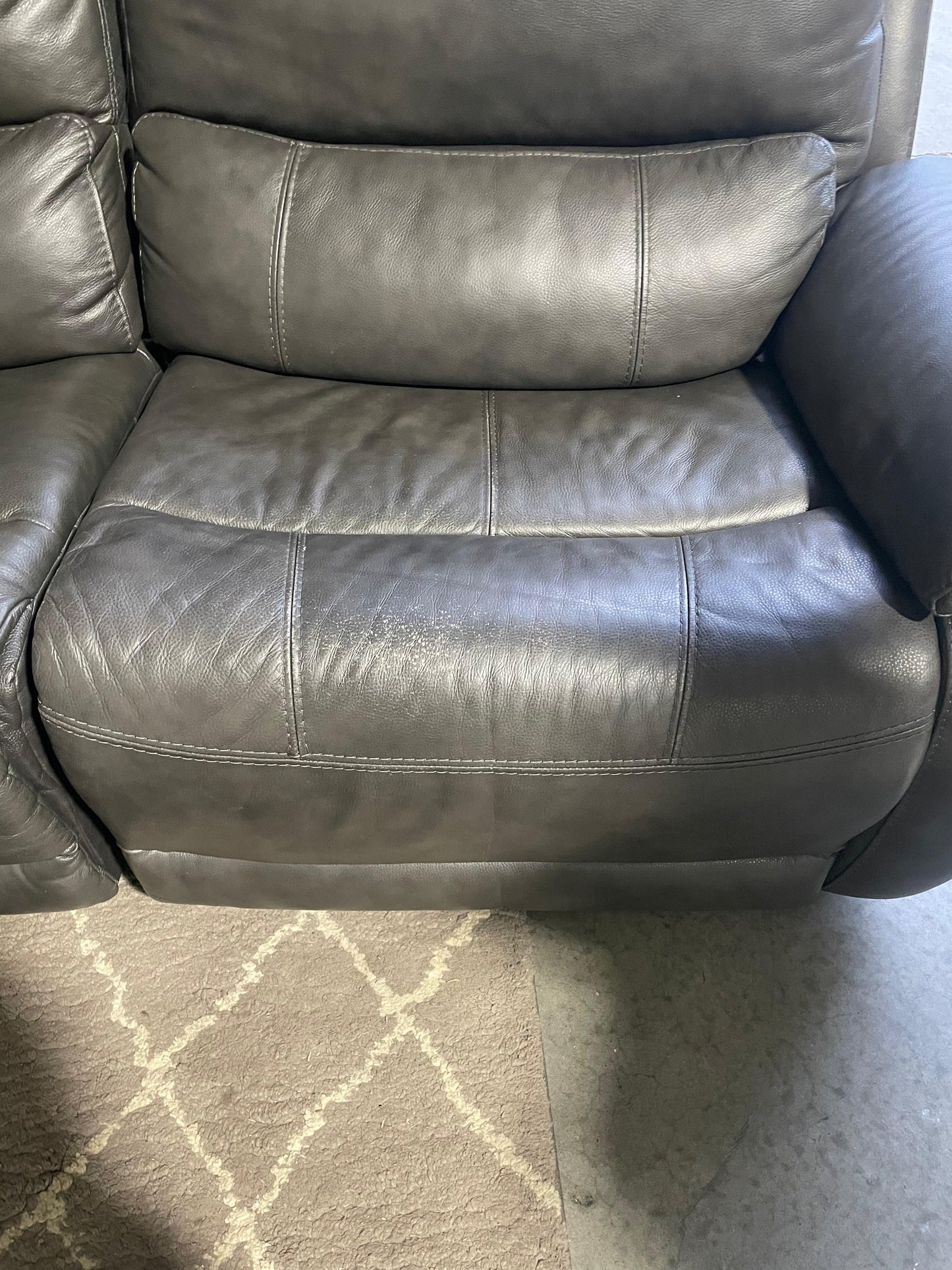 Wylder Leather Power Reclining Sectional with Power Headrests